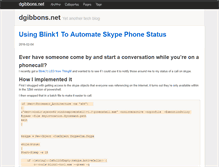Tablet Screenshot of dgibbons.net